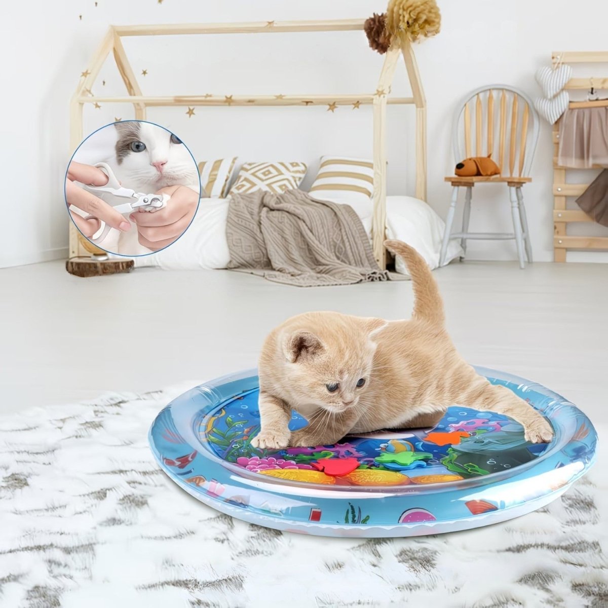 Aquatic Cooling Sensory Mat - Cooling Mat for Cat - Wild Eye Vision