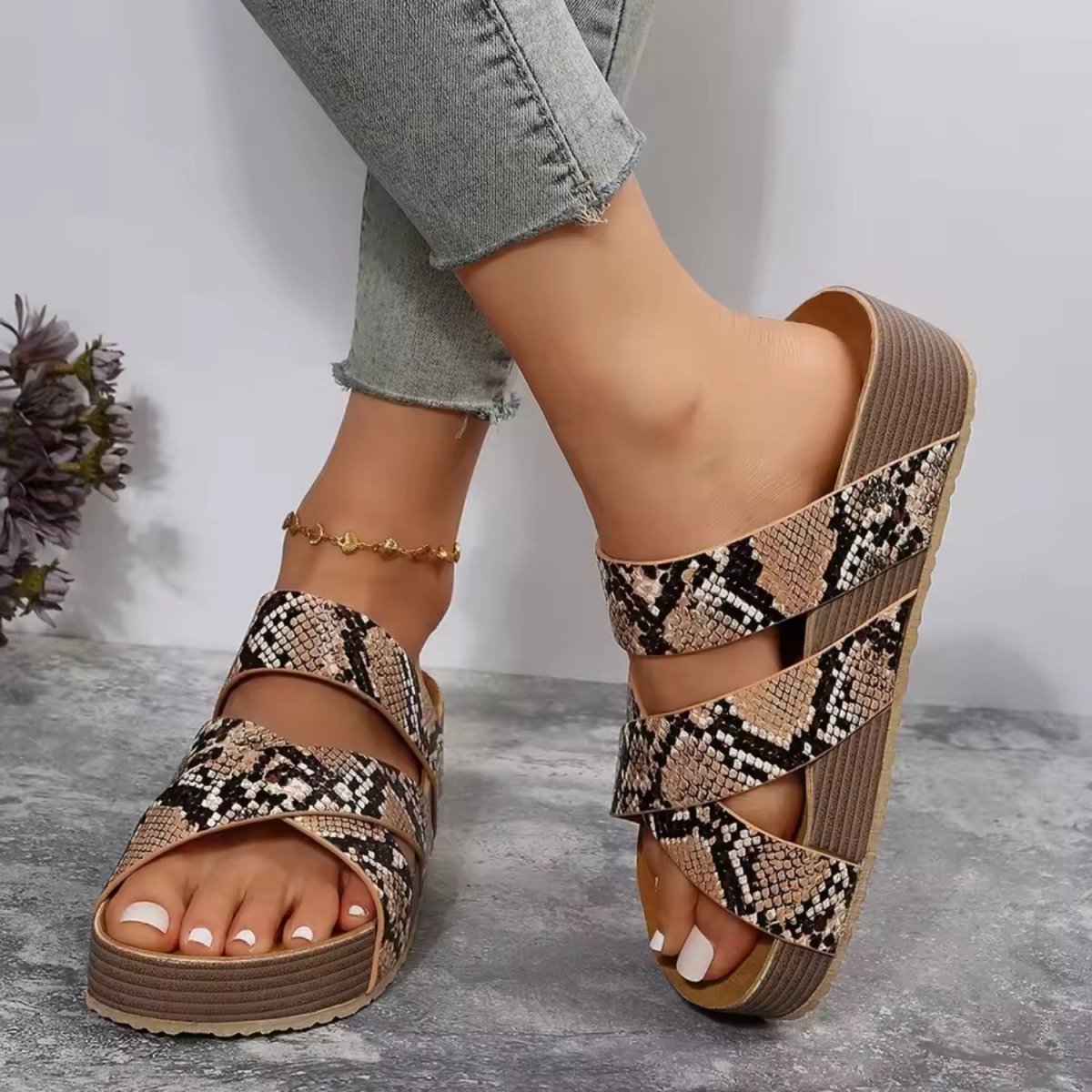 Braided Strap Comfort Sandals - Orthopedic Sandals - Wild Eye Vision