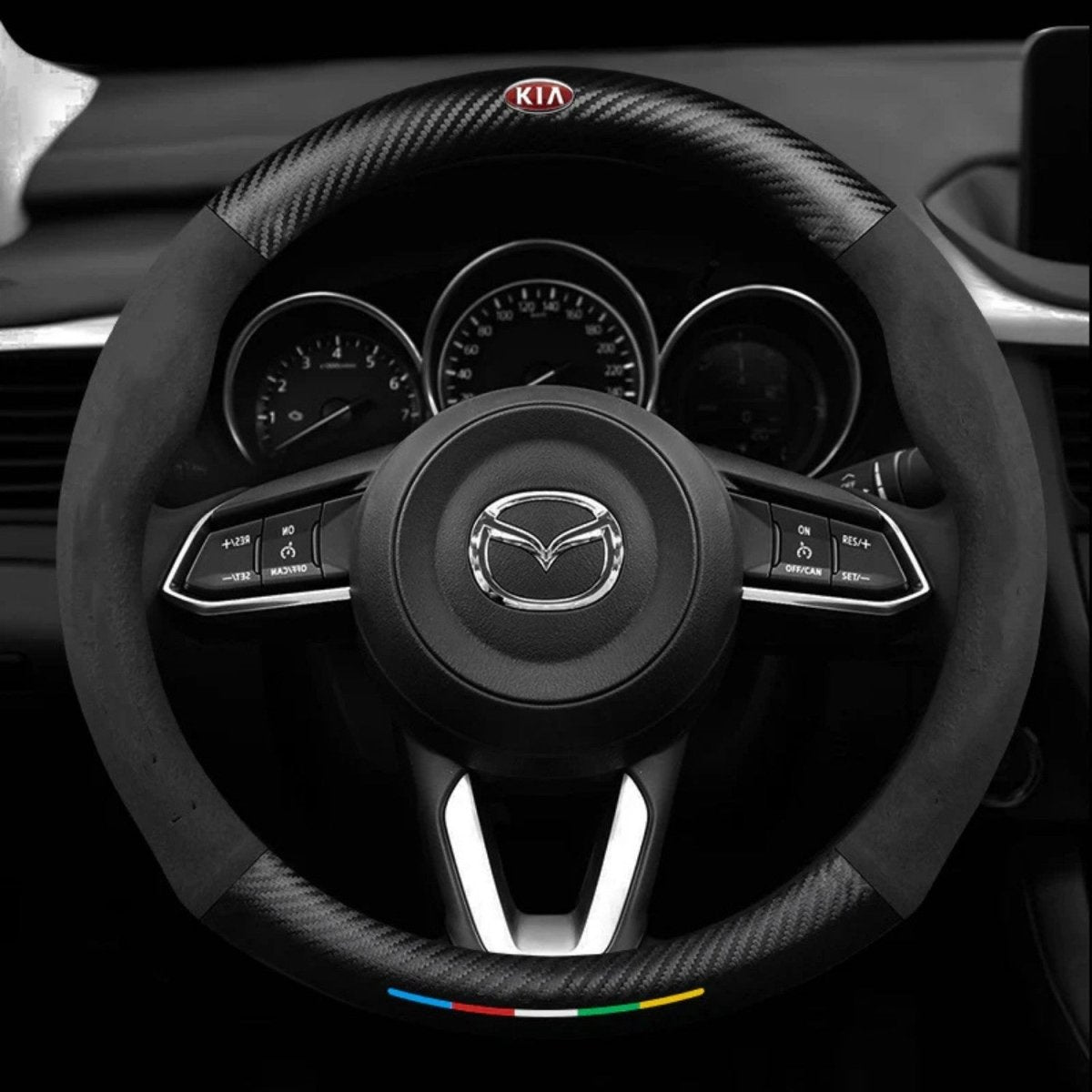 Breathable Anti - Slip Steering Wheel Cover for Comfort - Steering Wheel Cover - Wild Eye Vision