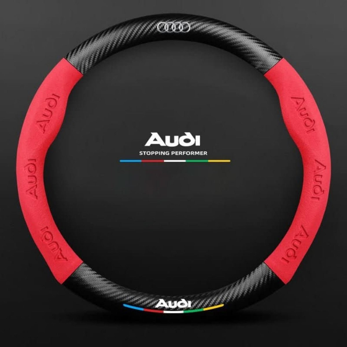Breathable Anti - Slip Steering Wheel Cover for Comfort - Steering Wheel Cover - Wild Eye Vision
