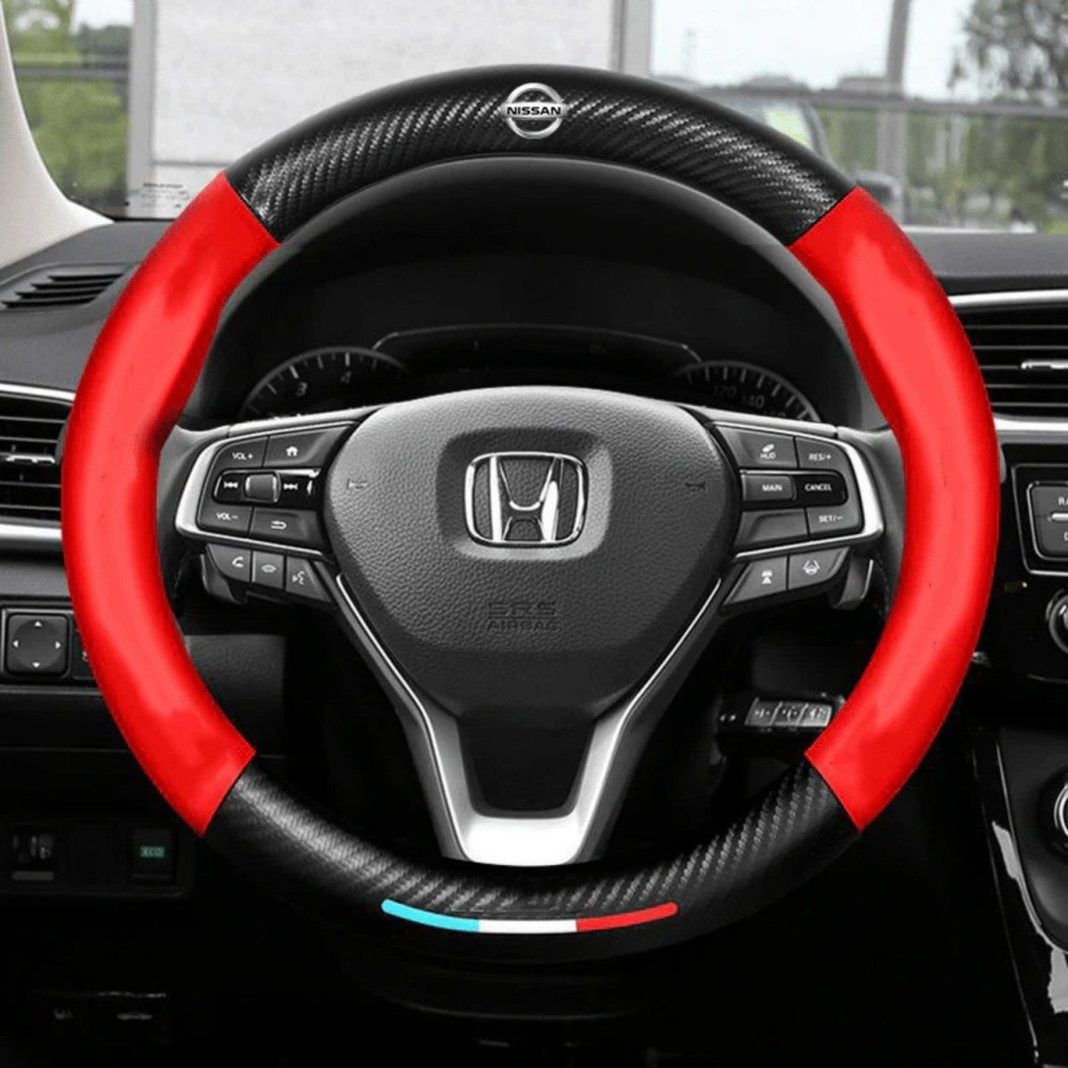 Breathable Anti - Slip Steering Wheel Cover for Comfort - Steering Wheel Cover - Wild Eye Vision