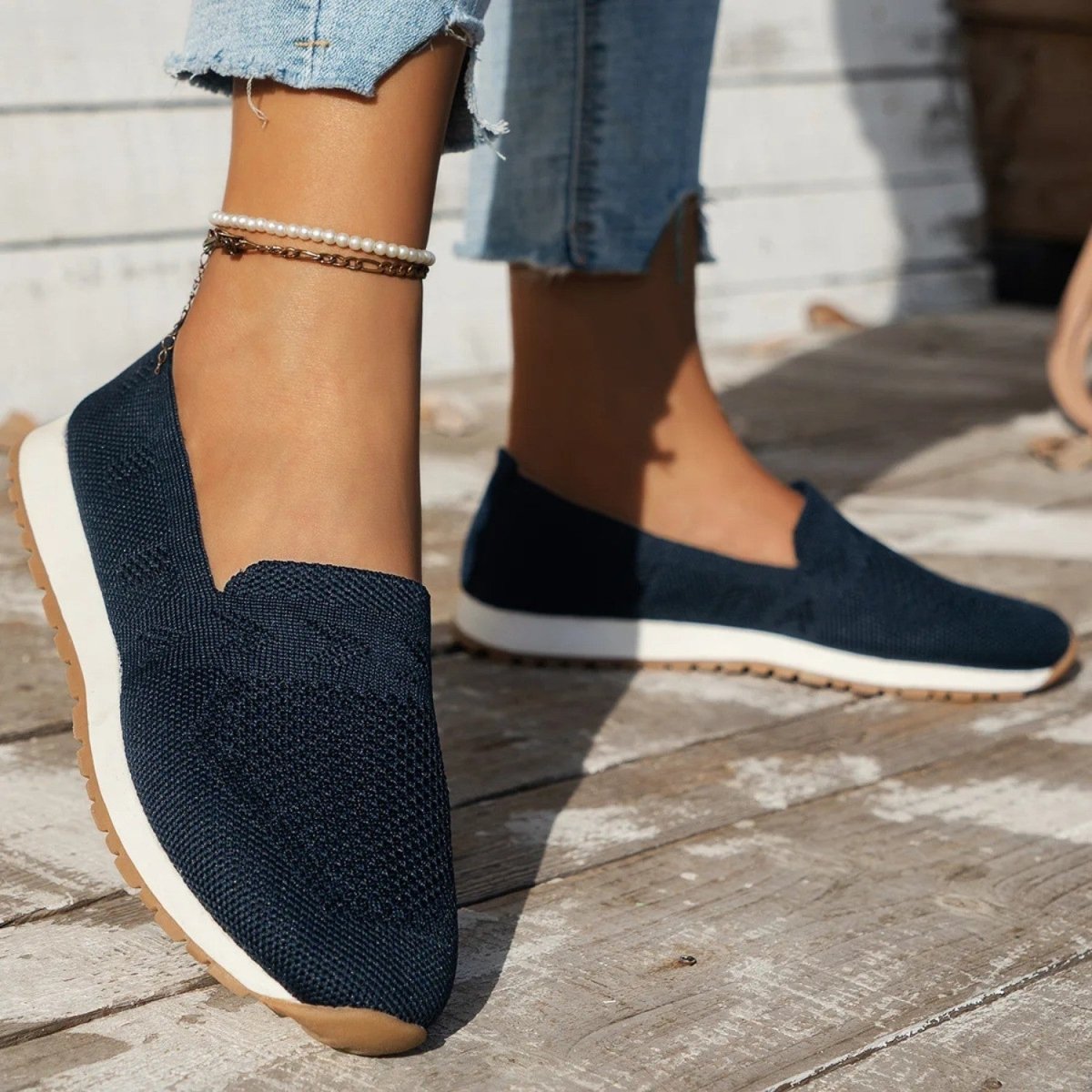 Breathable Knit Comfort Slip Ons - Orthopedic Slippers - Wild Eye Vision