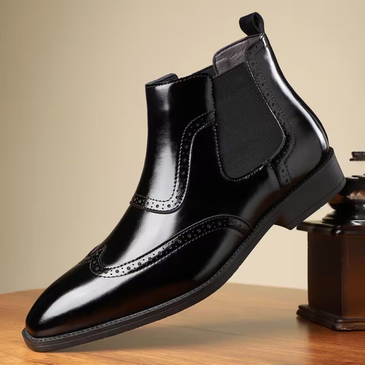 Brogue Chelsea Ankle Boots - Oxford Boots - Wild Eye Vision