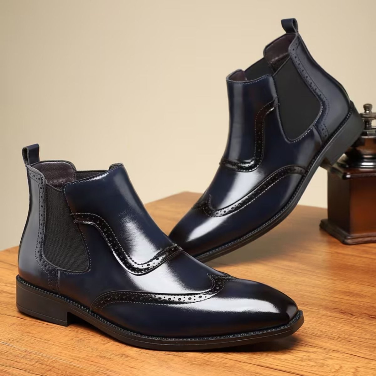 Brogue Chelsea Ankle Boots - Oxford Boots - Wild Eye Vision