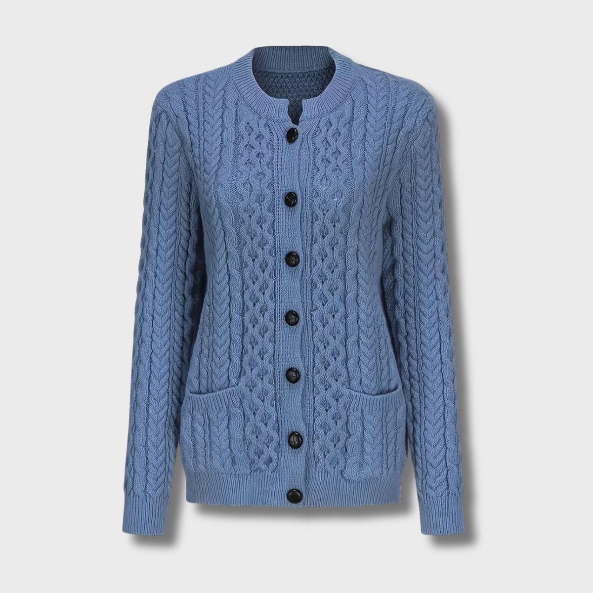 Cable Knit Button Cardigan - Women Knit Cardigan - Wild Eye Vision