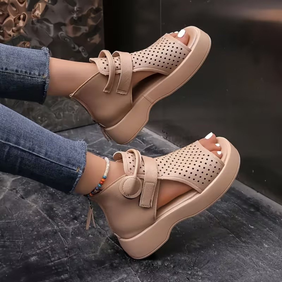 Chunky Comfort Support Sandals - Orthopedic Sandals - Wild Eye Vision