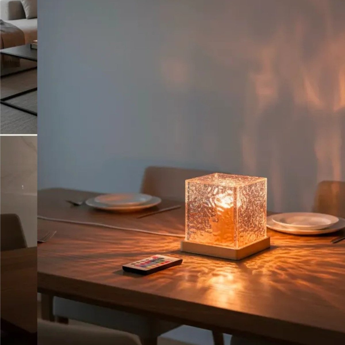 Crystal Cube LED Lamp - Table Lamp - Wild Eye Vision