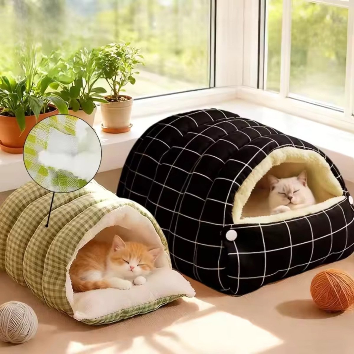 Double - Sided Cat Shelter Bed - Cat Shelter - Wild Eye Vision