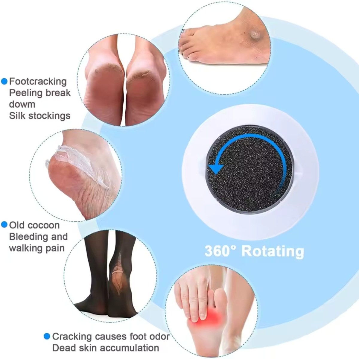 Electric Foot Grinder for Smooth Feet - Electric Foot Grinder - Wild Eye Vision