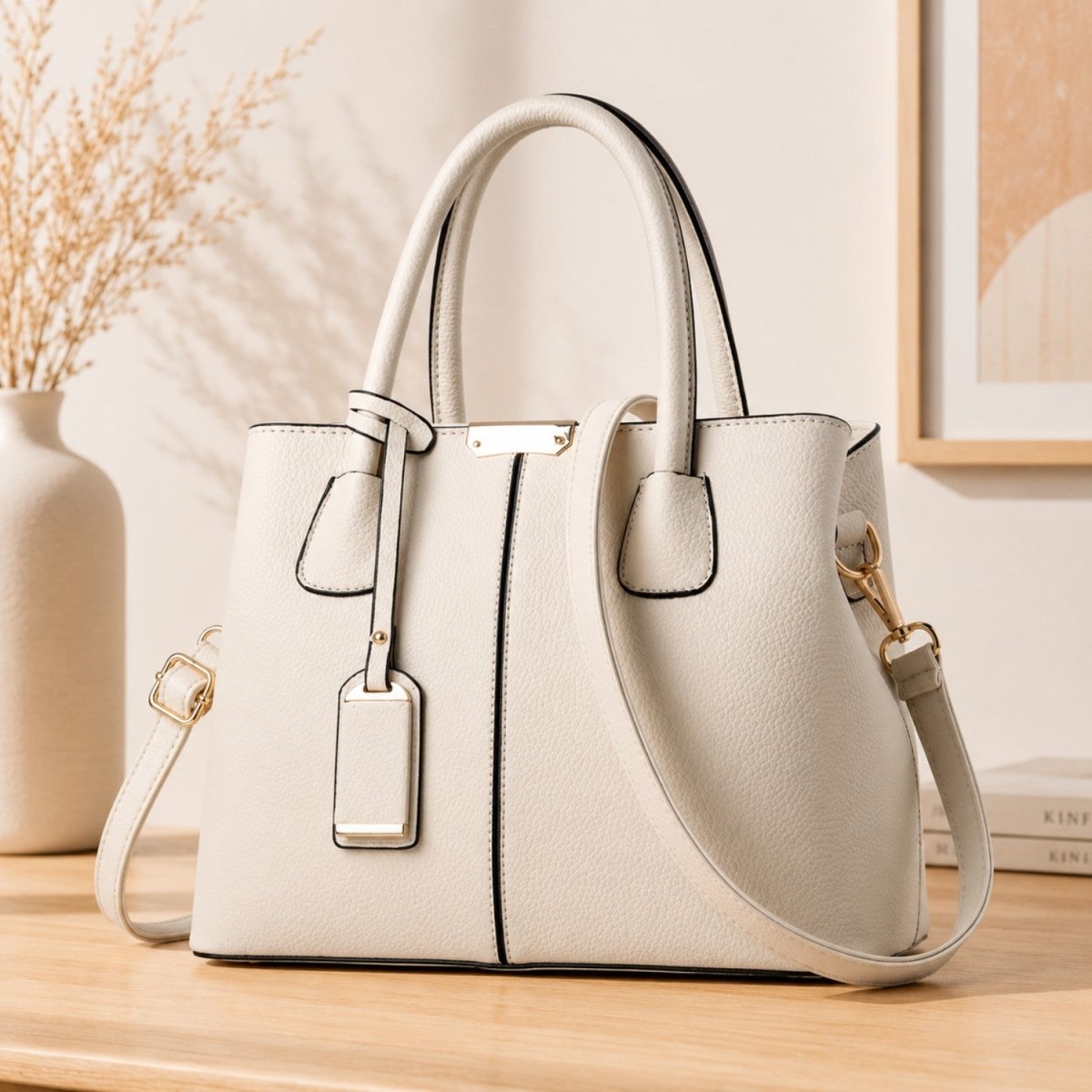 Elegant Large Capacity Tote Handbag - Leather Handbag - Wild Eye Vision