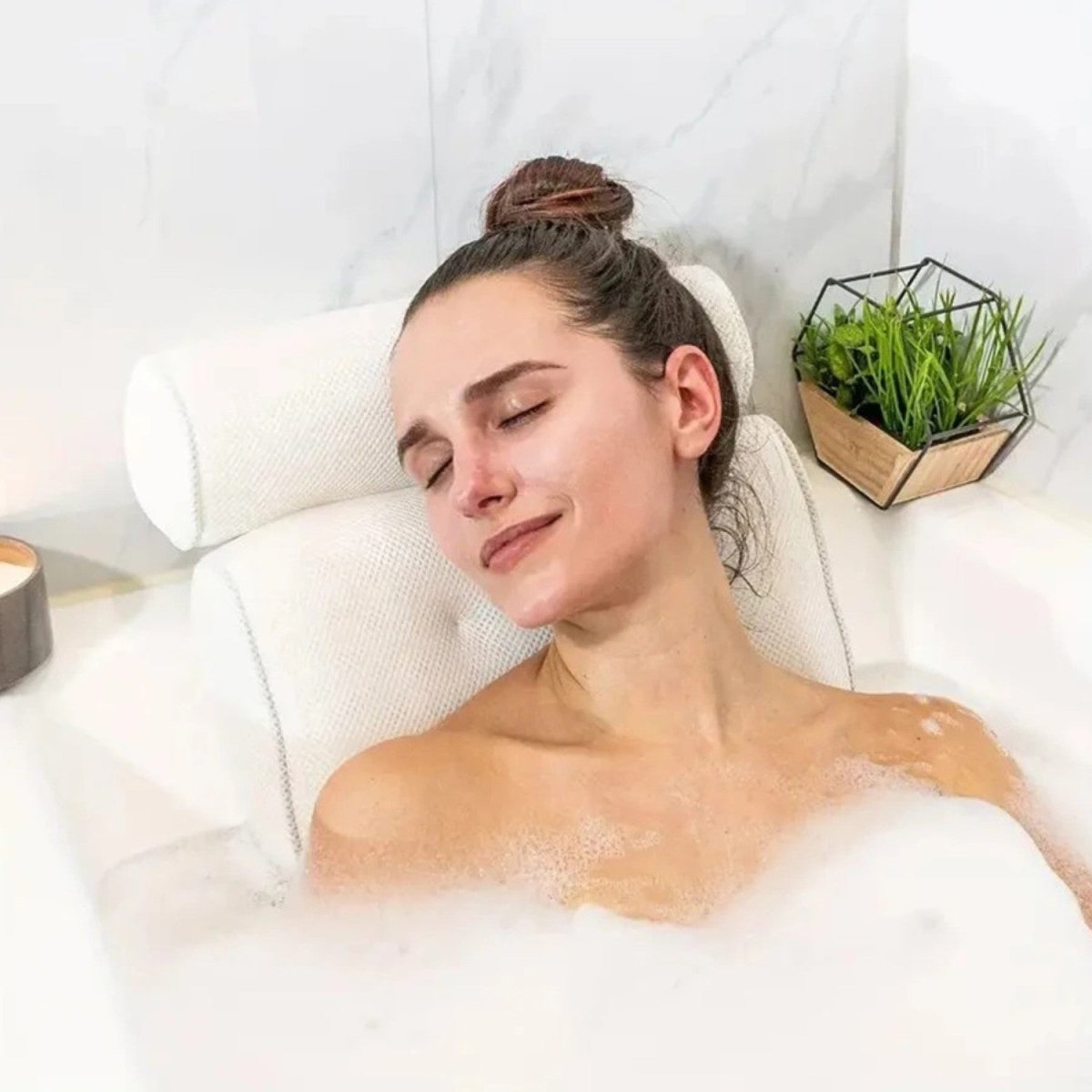 Ergonomic Bath Pillow for Neck and Shoulder Support - Bath Pillow - Wild Eye Vision