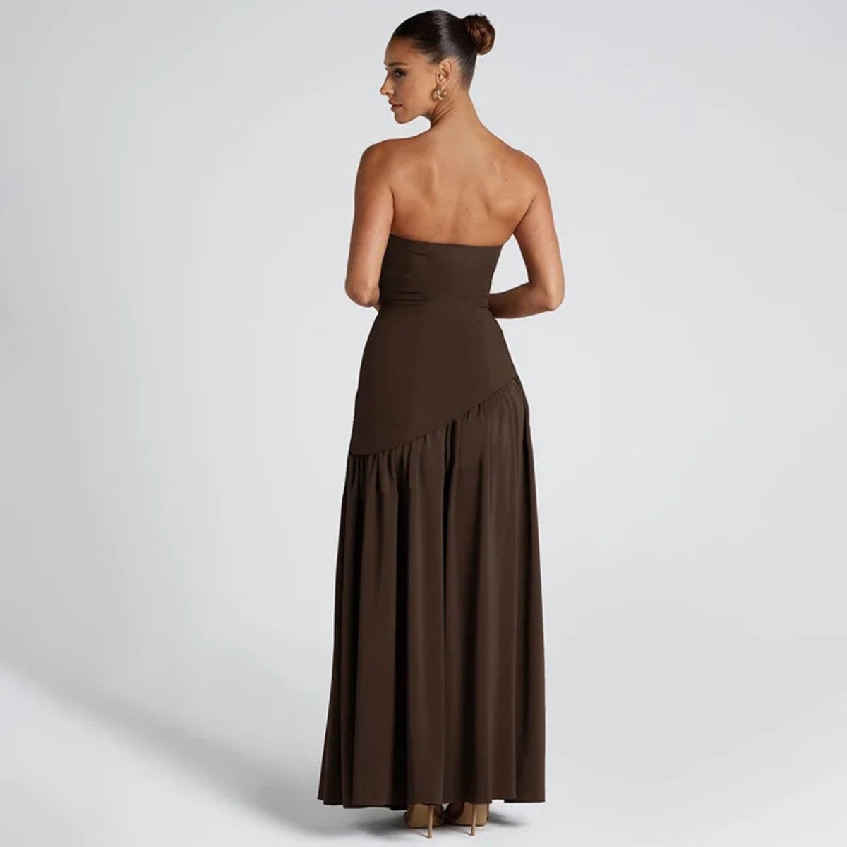 Fitted Bodice Maxi Dress - Maxi Dress - Wild Eye Vision
