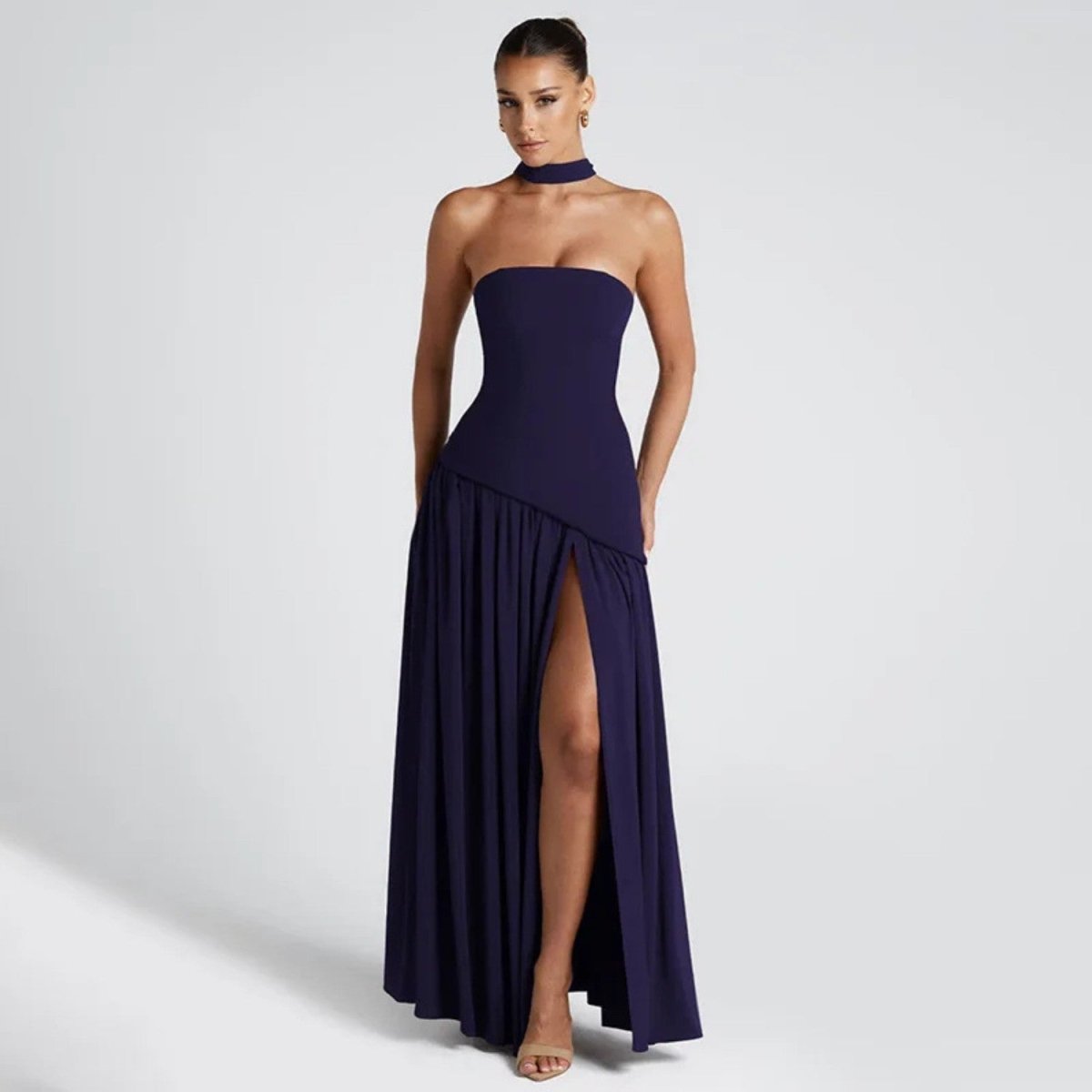 Fitted Bodice Maxi Dress - Maxi Dress - Wild Eye Vision
