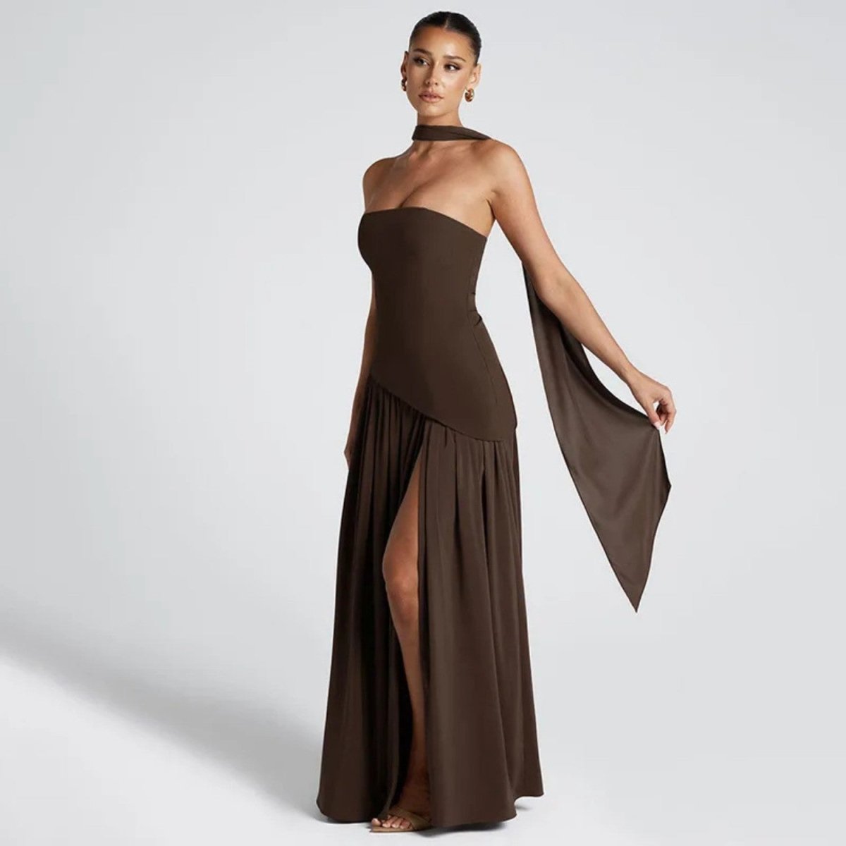 Fitted Bodice Maxi Dress - Maxi Dress - Wild Eye Vision