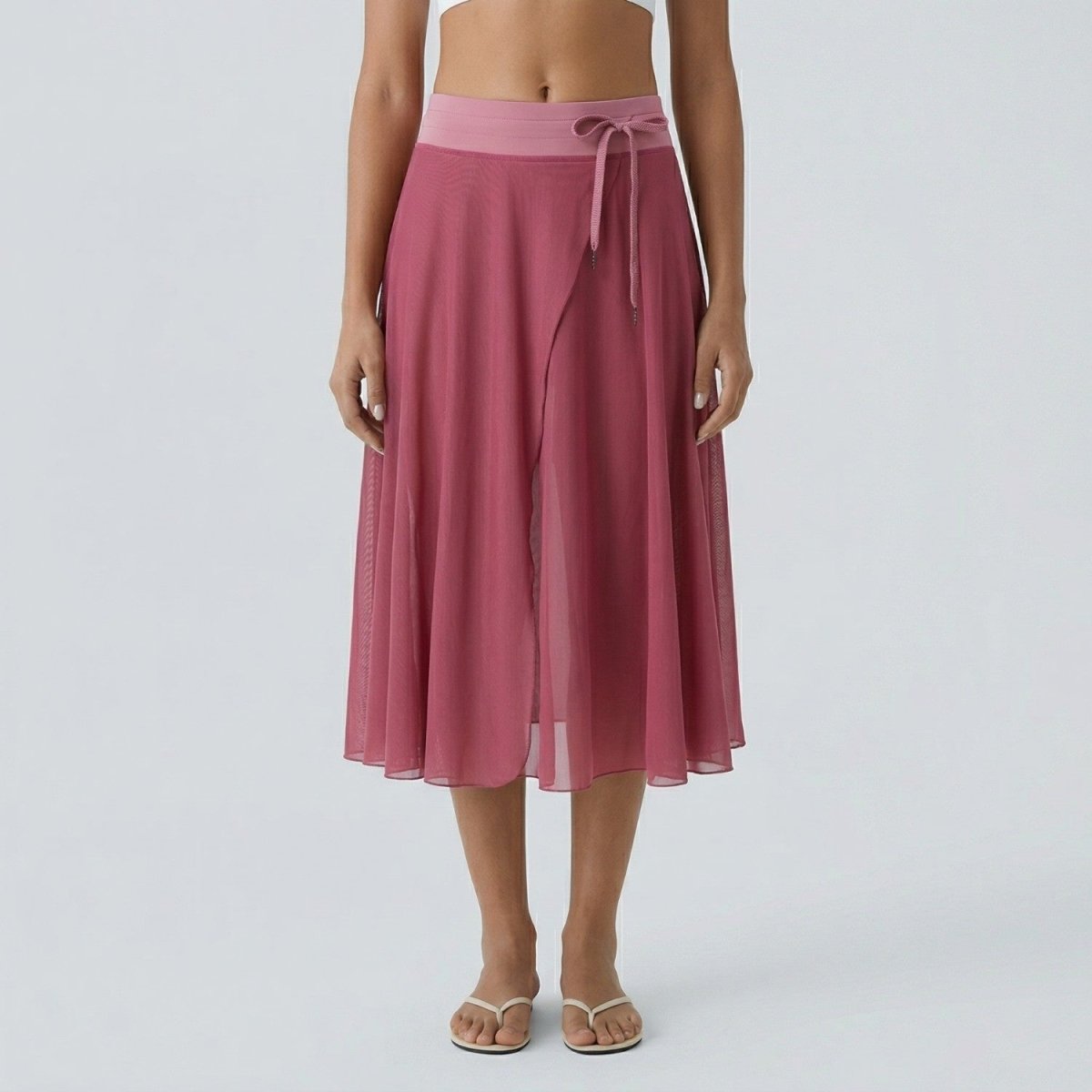 Flowing High Waist Midi Skirt - Skirt - Wild Eye Vision