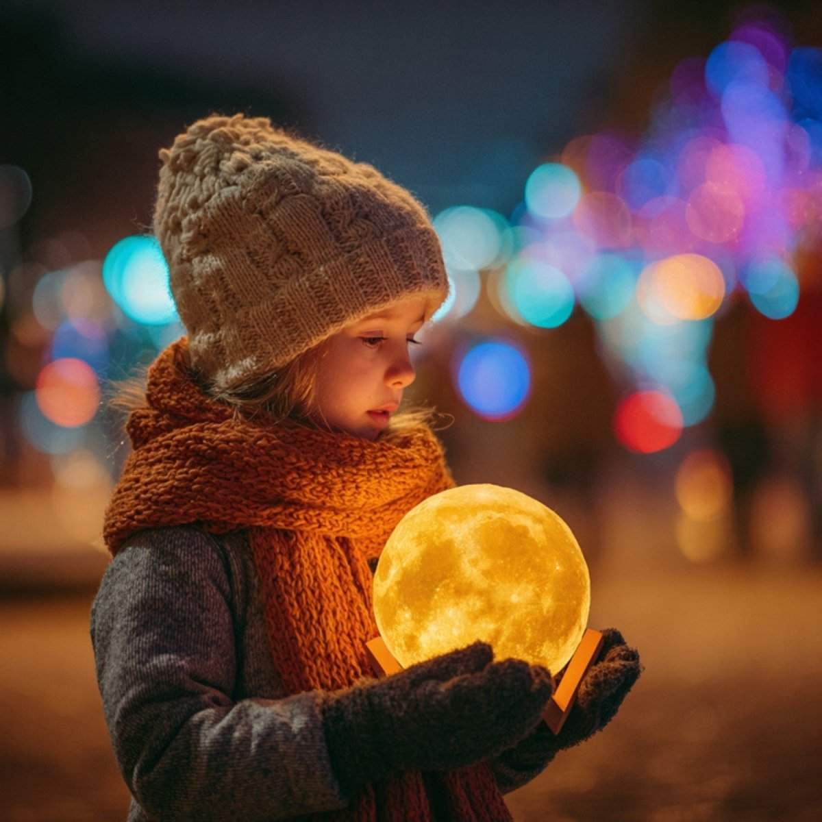 Glowing Moon Table Lamp - Table Lamp - Wild Eye Vision