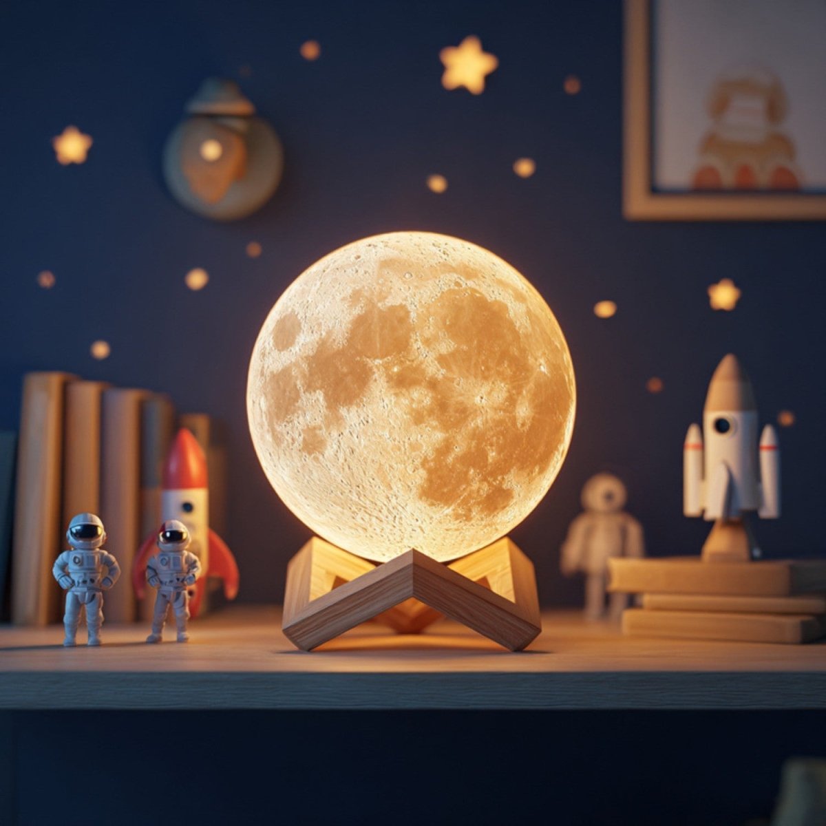 Glowing Moon Table Lamp - Table Lamp - Wild Eye Vision