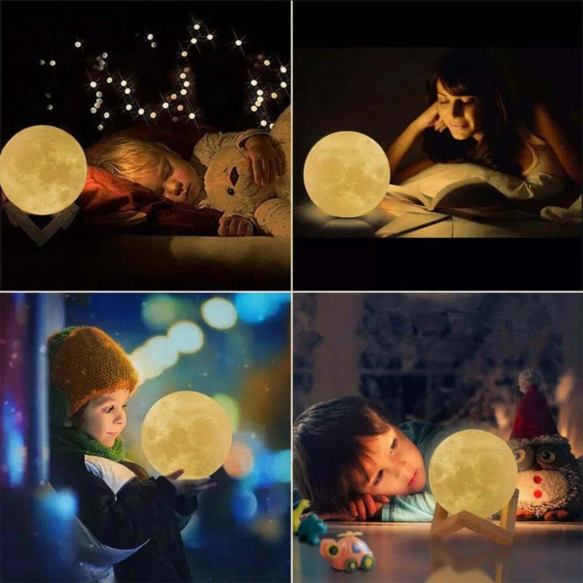 Glowing Moon Table Lamp - Table Lamp - Wild Eye Vision