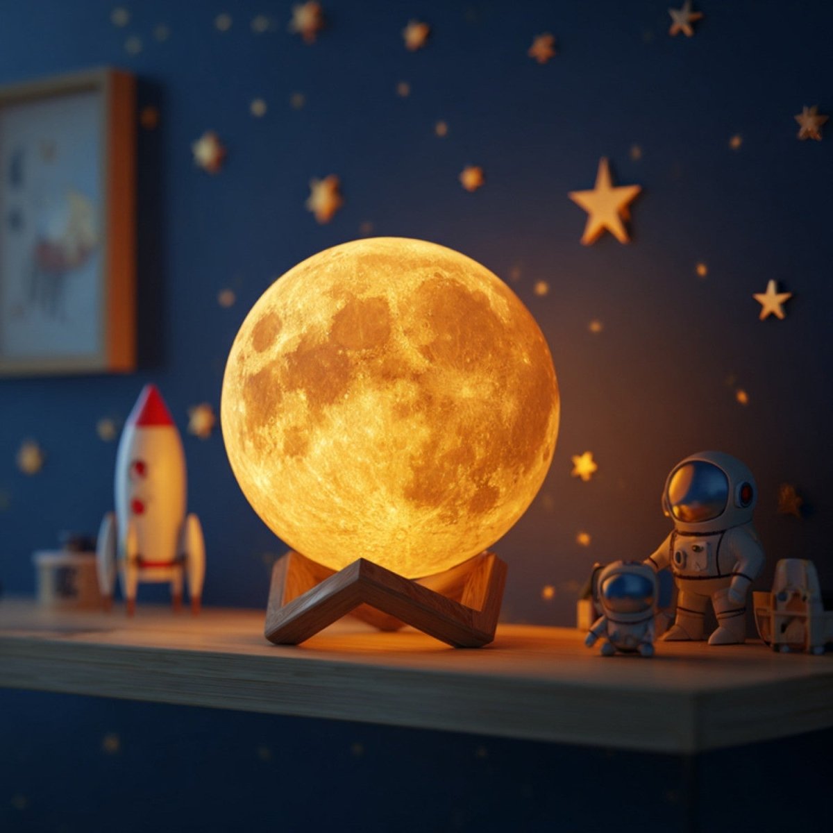 Glowing Moon Table Lamp - Table Lamp - Wild Eye Vision
