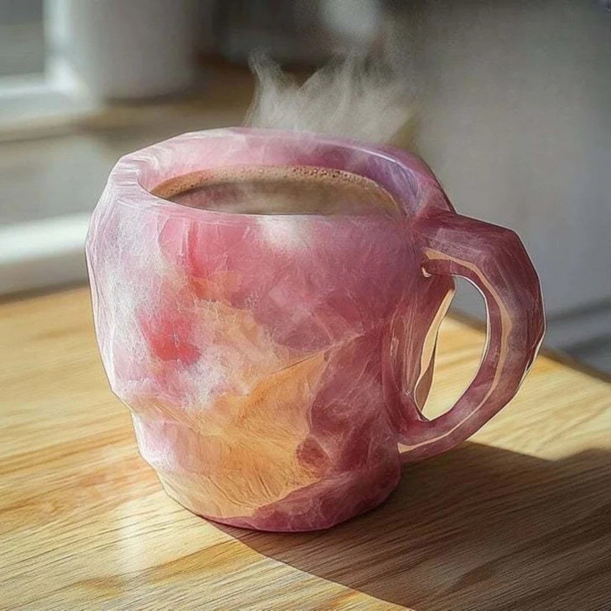 Handcrafted Crystal Coffee Mug - Crystal Coffee Mug - Wild Eye Vision