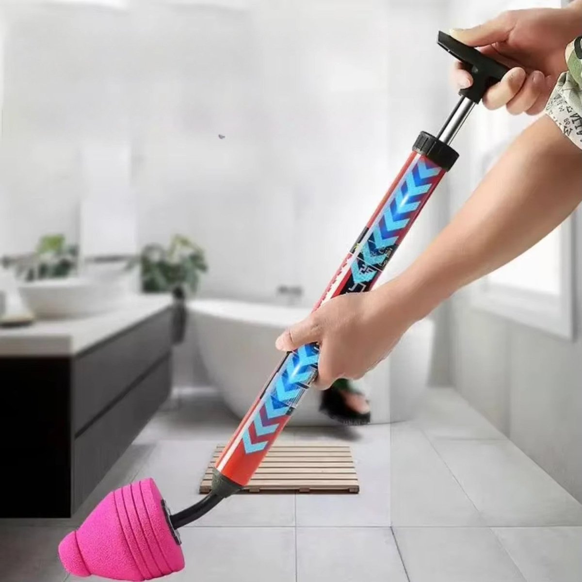 High - Pressure Plunger for Quick Clogs - Toilet Plunger - Wild Eye Vision