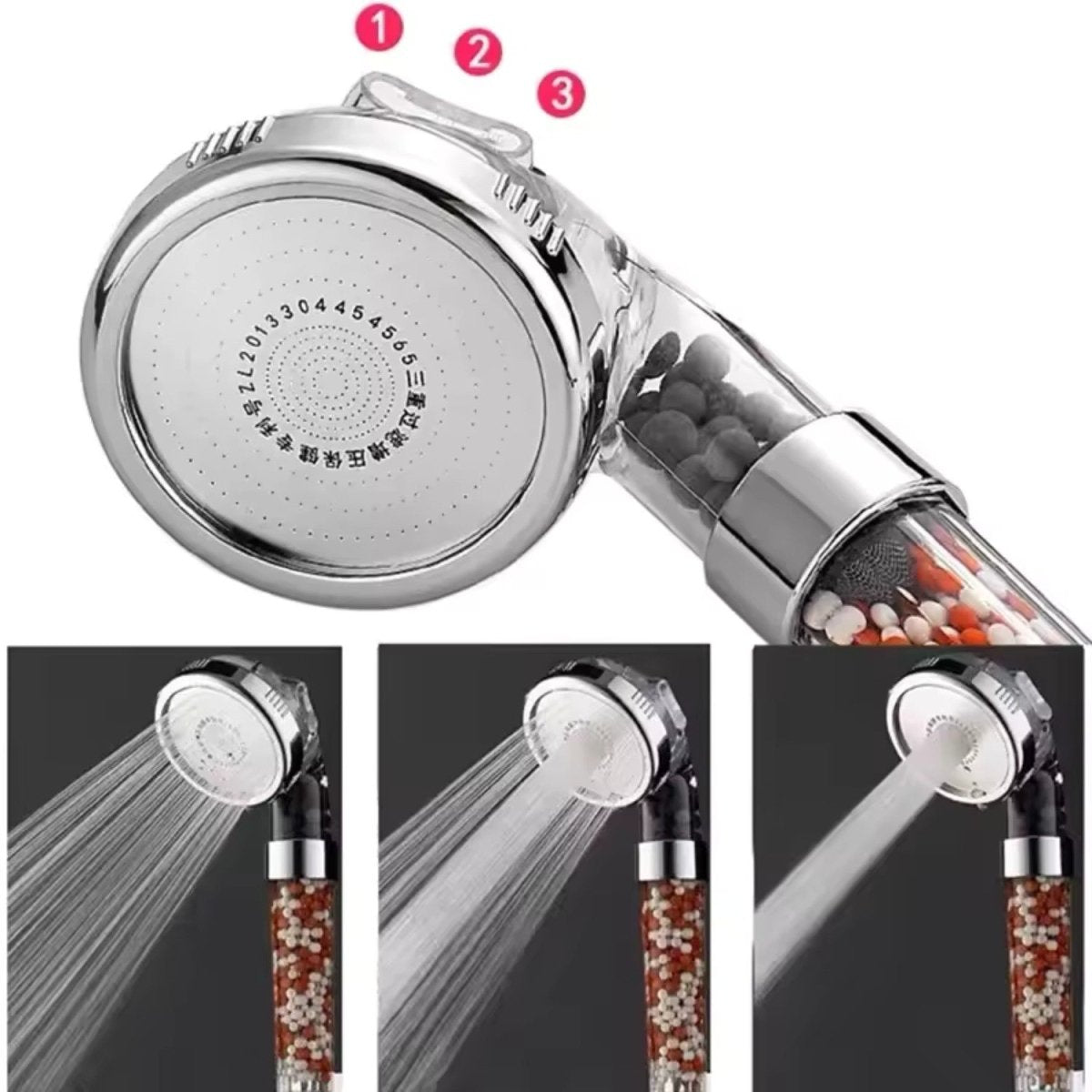 High - Pressure Shower Head with Filter - Shower Head - Wild Eye Vision