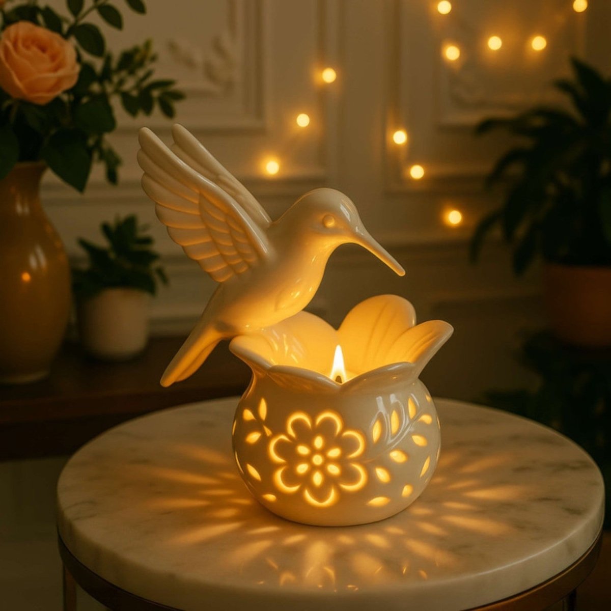 Hummingbird Glow Candle Lamp - Table Lamp - Wild Eye Vision