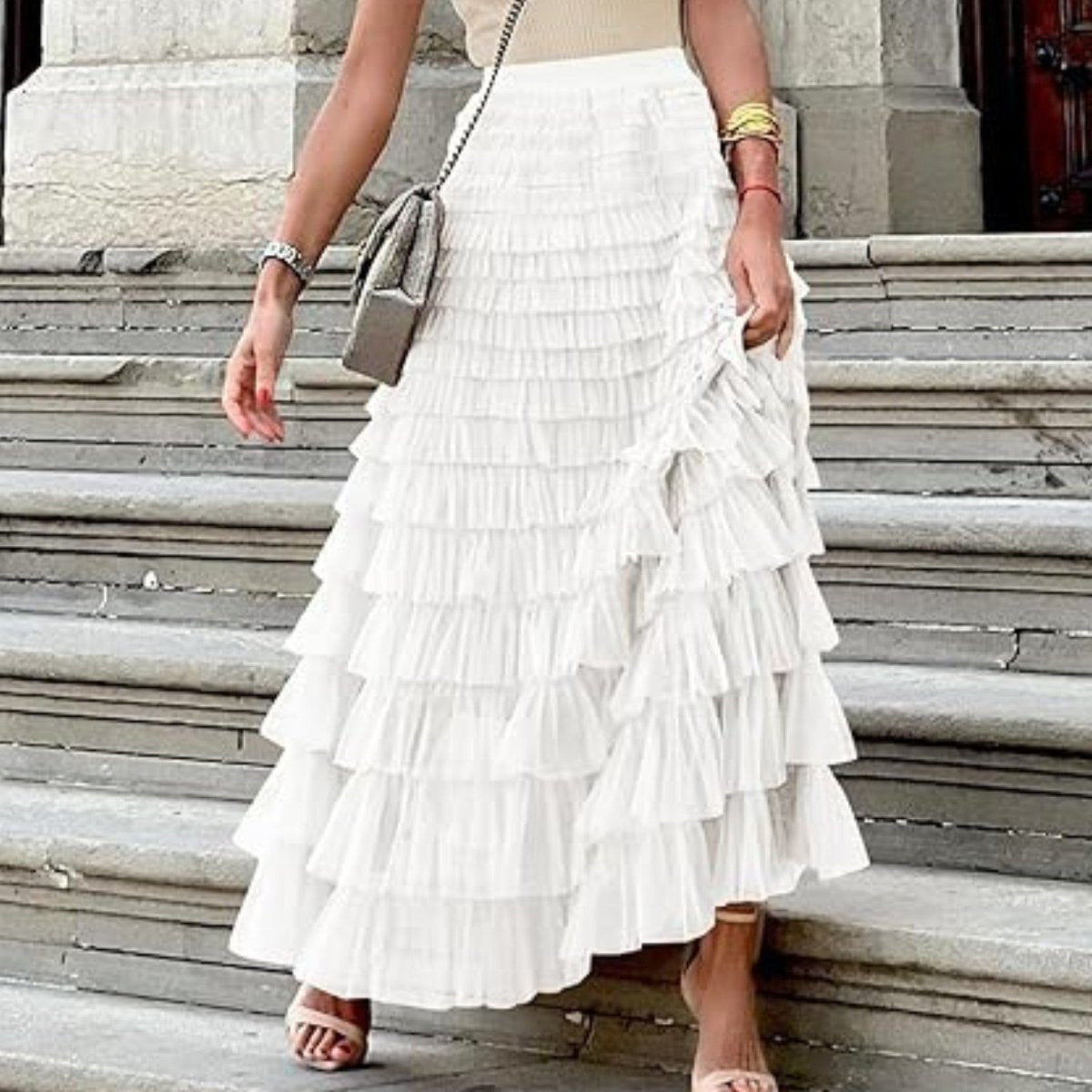 Layered Tulle Maxi Skirt - Skirt - Wild Eye Vision