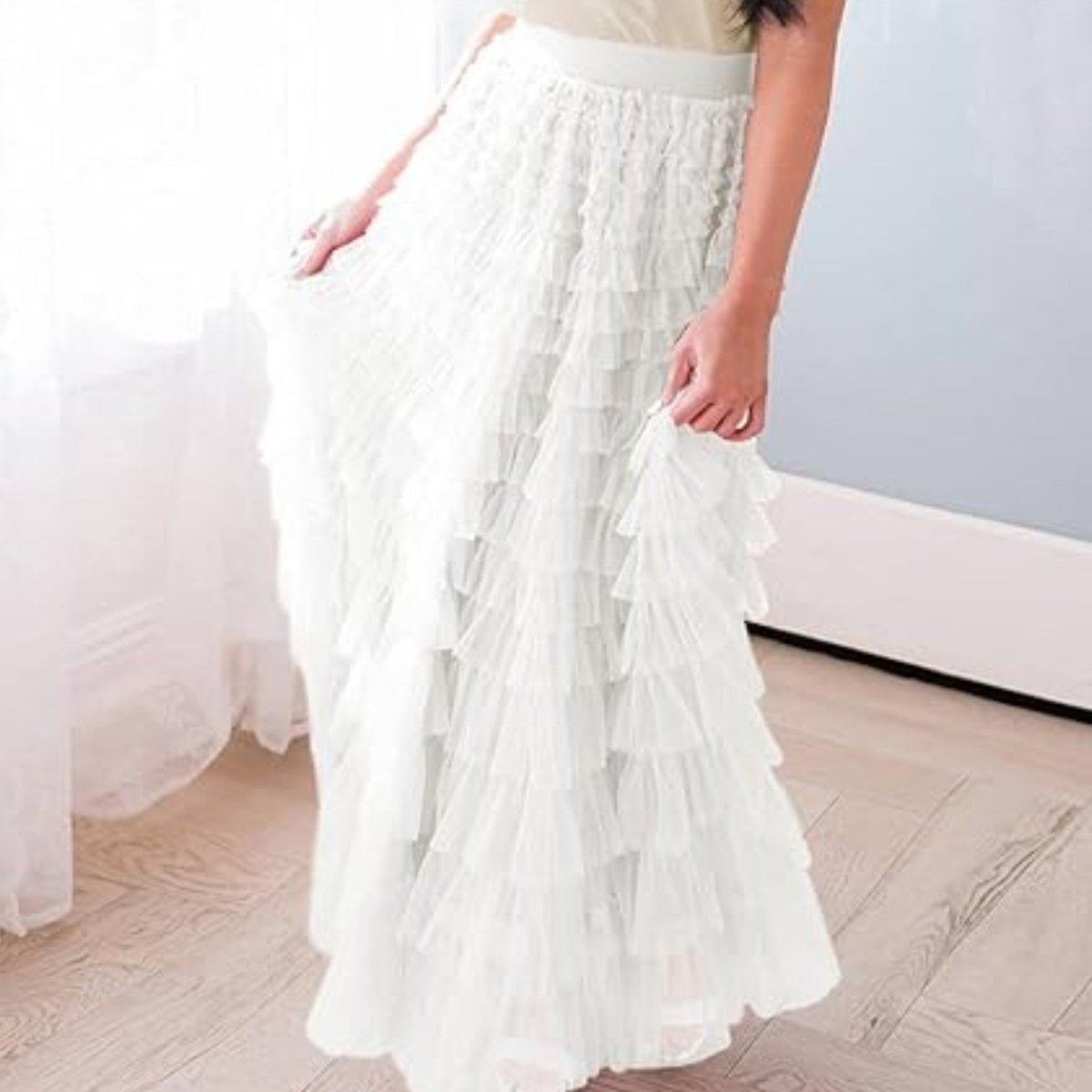 Layered Tulle Maxi Skirt - Skirt - Wild Eye Vision
