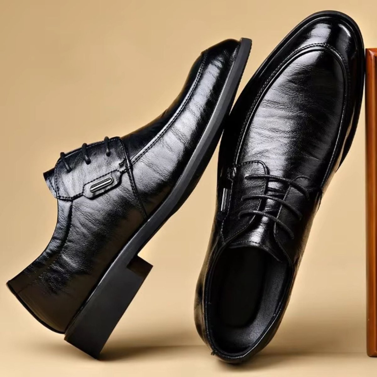 Leather Lace Up Oxford Shoes - Dress Boots - Wild Eye Vision