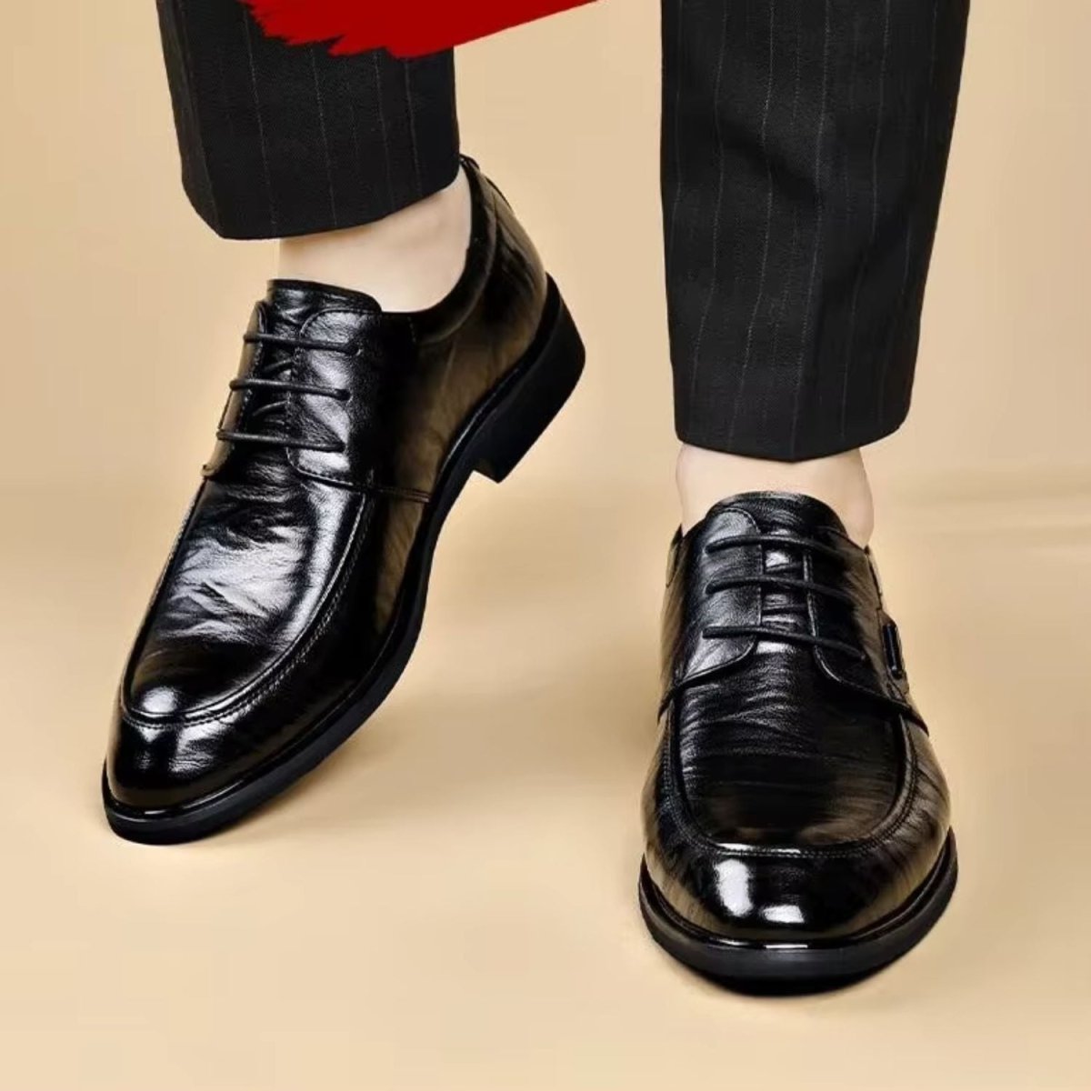 Leather Lace Up Oxford Shoes - Dress Boots - Wild Eye Vision