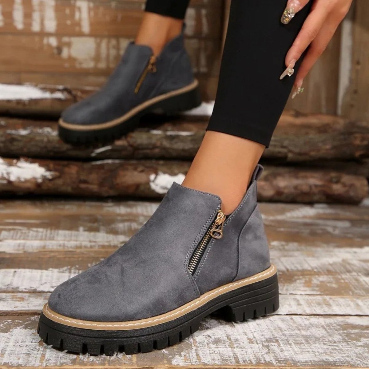 Orthopedic Ankle Boots for Comfort - Orthopedic Ankle Boots - Wild Eye Vision