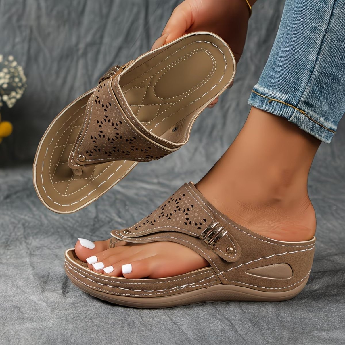 Orthopedic Wedge Comfort Sandals - Sandals - Wild Eye Vision