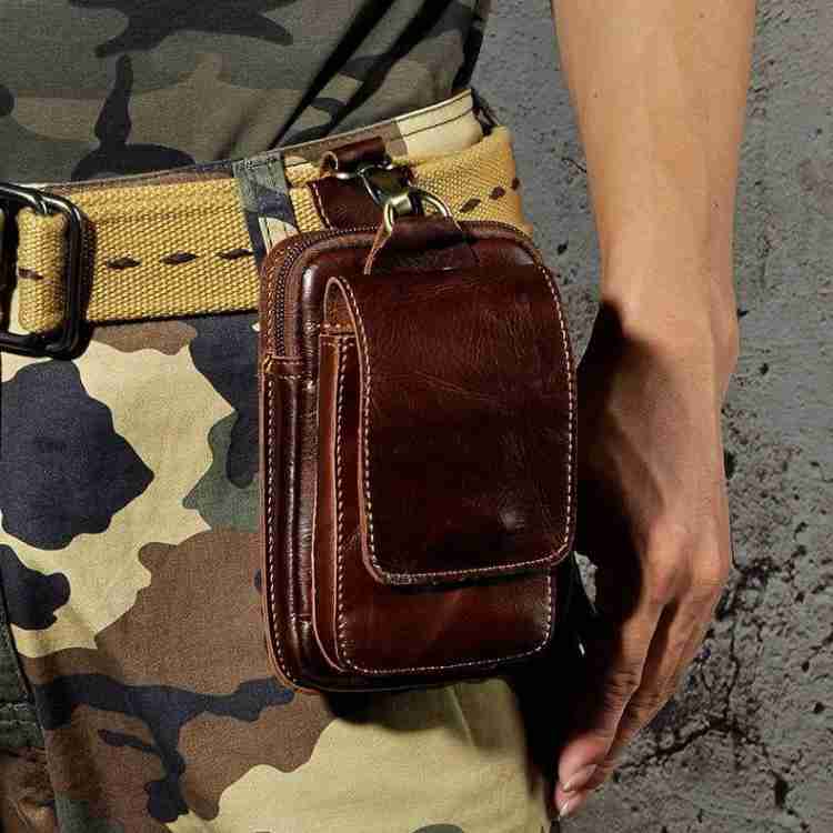 Premium Leather Belt Bag for Men - Belt Bag for Men - Wild Eye Vision