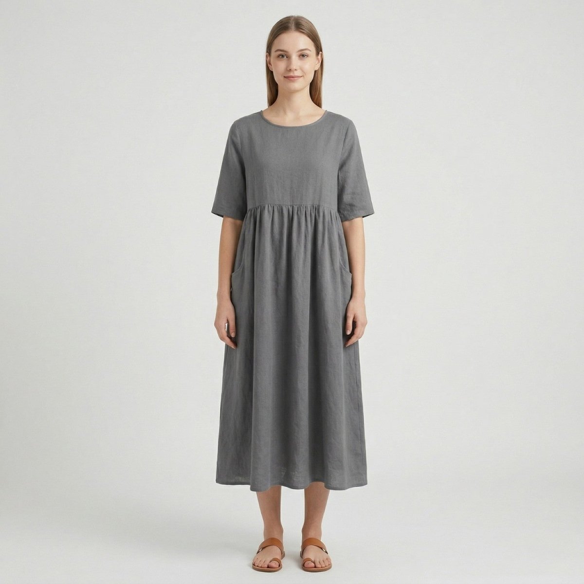 Relaxed Cotton Summer Maxi Dress - Maxi Dress - Wild Eye Vision