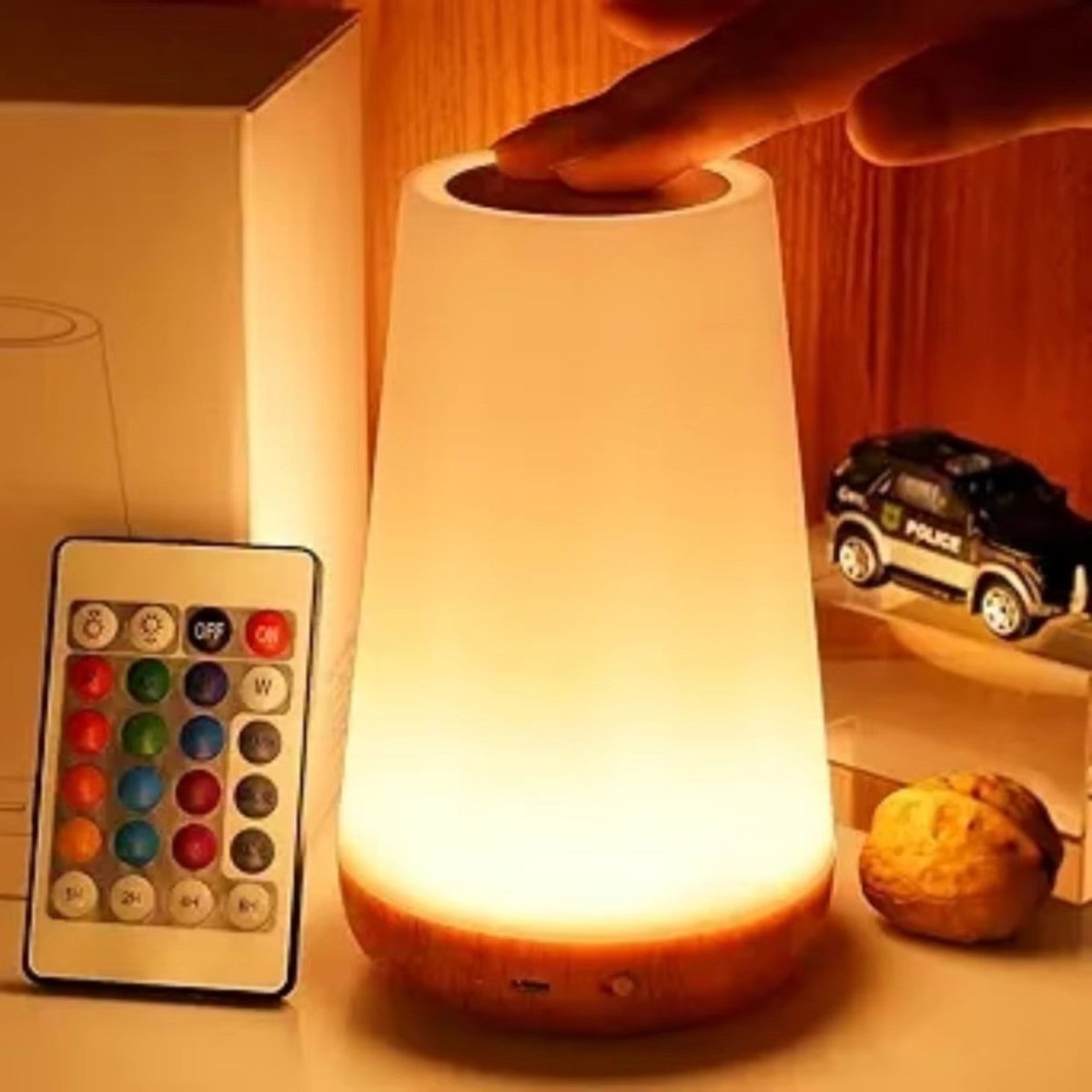 RGB Touch Table Lamp Light - Bedside Lamp - Wild Eye Vision