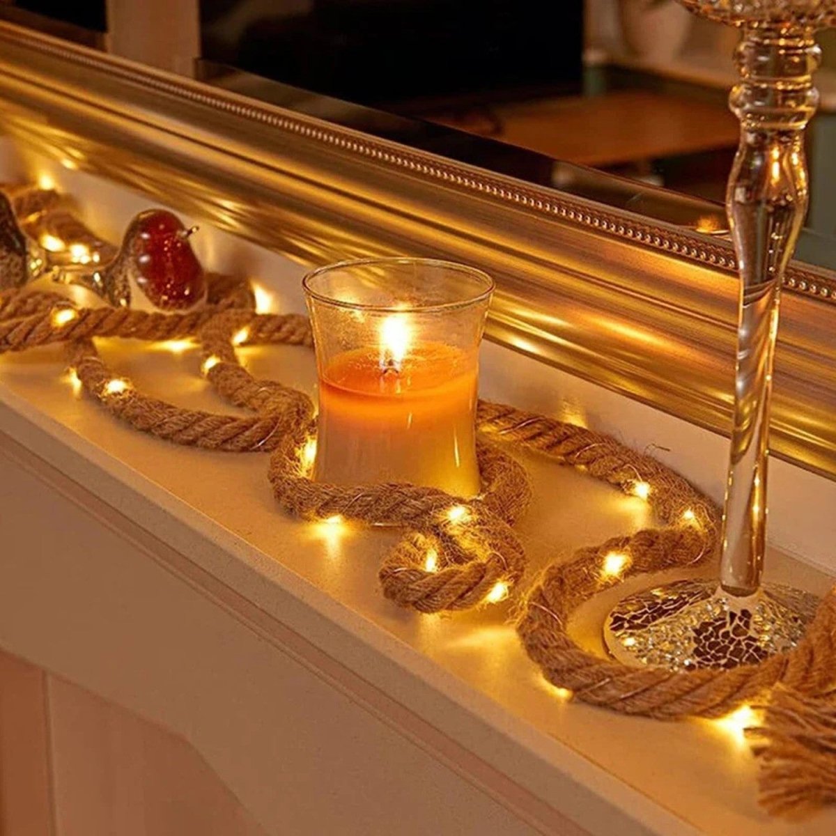 Rustic Rope Fairy Lights - Garden Light - Wild Eye Vision