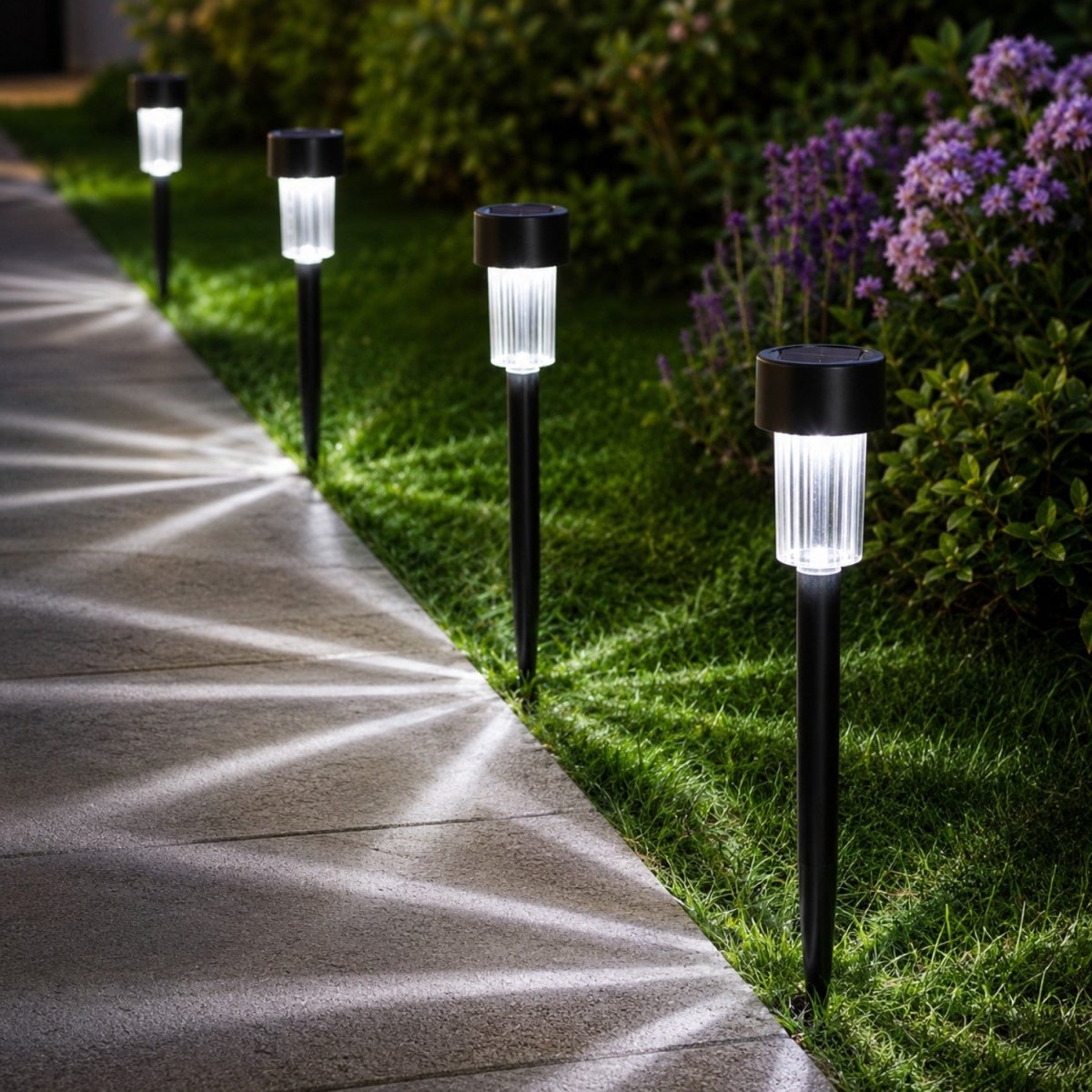 Solar LED Garden Path Lights - Garden Lights Outdoor - Wild Eye Vision