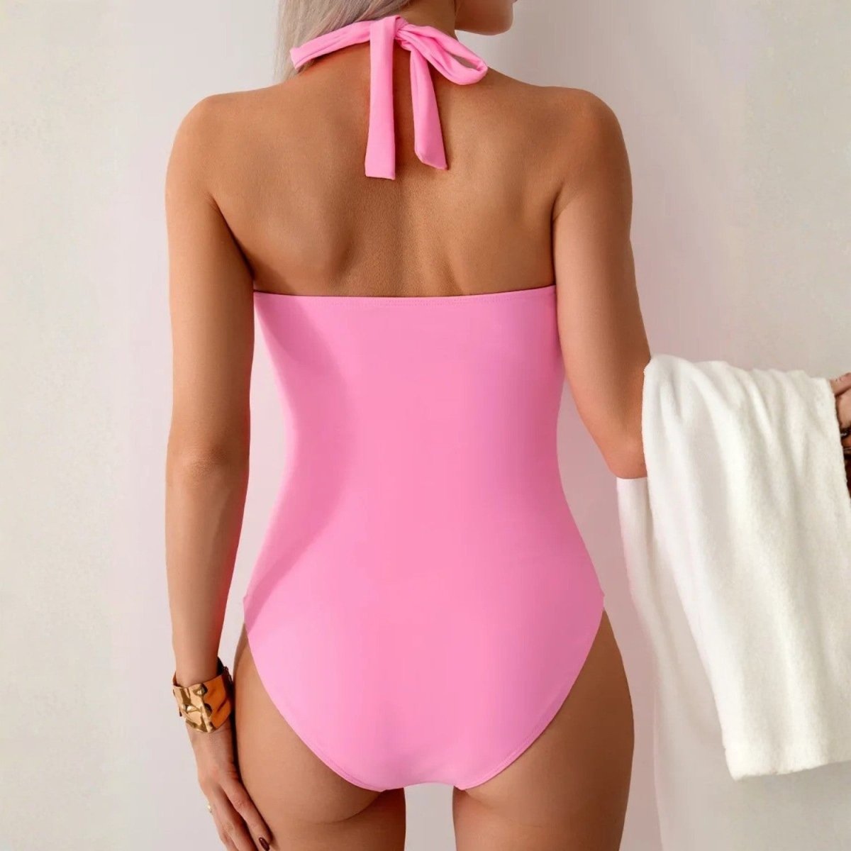 Twist Front One - Piece Swimsuit - Swimsuit - Wild Eye Vision