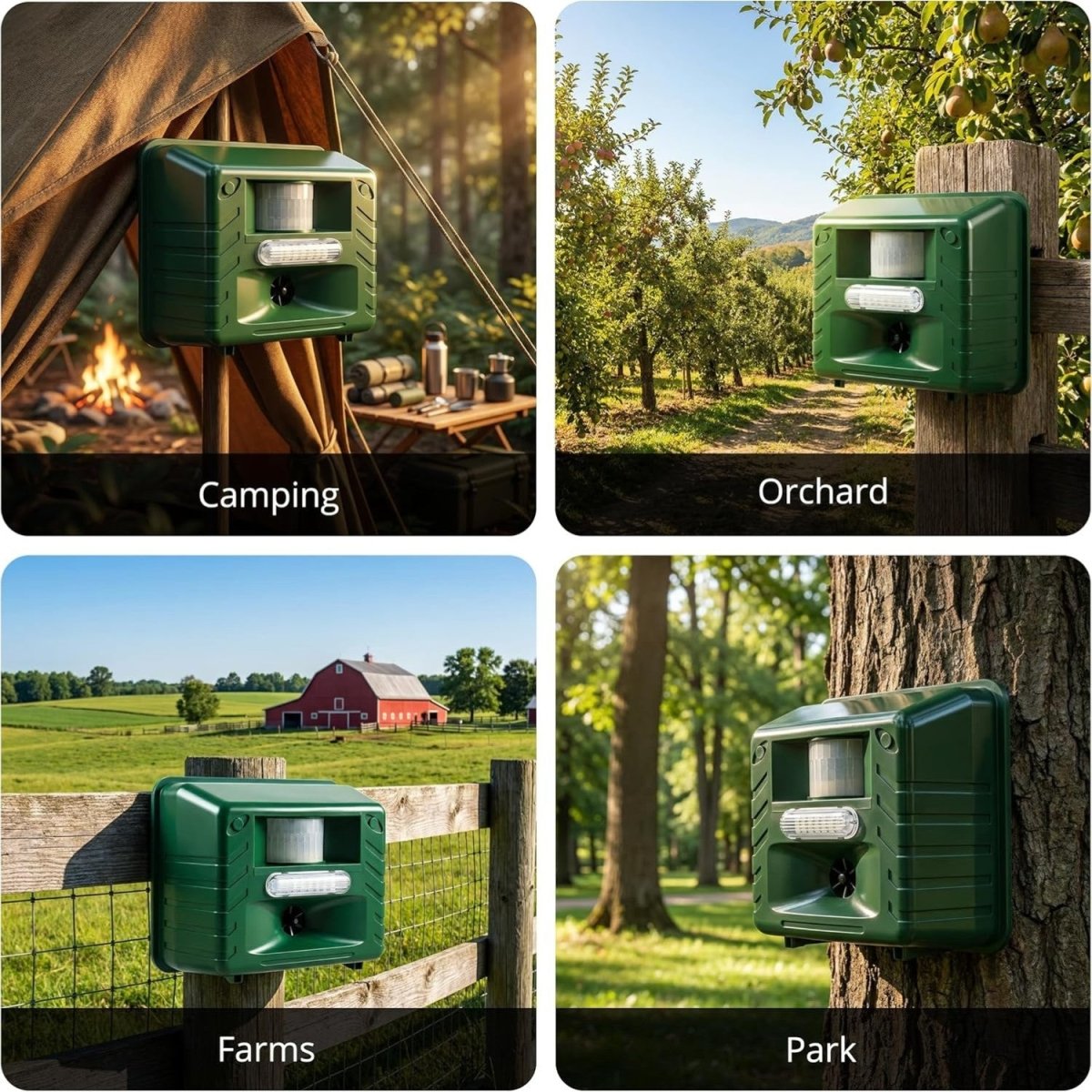 Ultrasonic Garden Bird Repellent Device - Pigeon Scarer - Wild Eye Vision