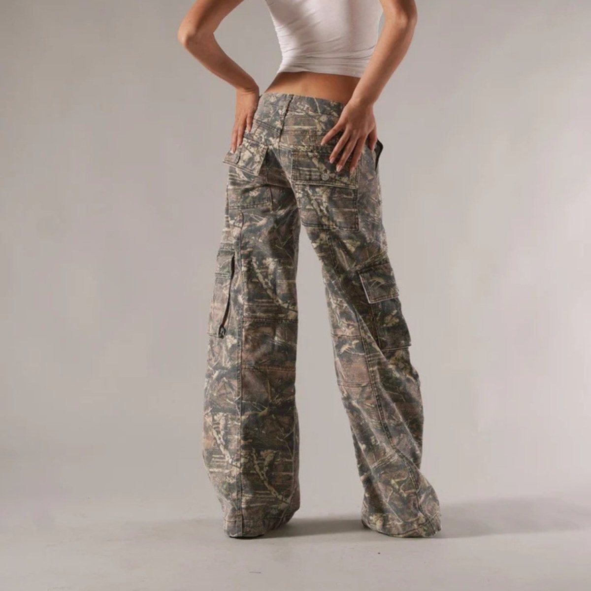 Unisex Camo Cargo Pants - Camo Cargo Pants - Wild Eye Vision