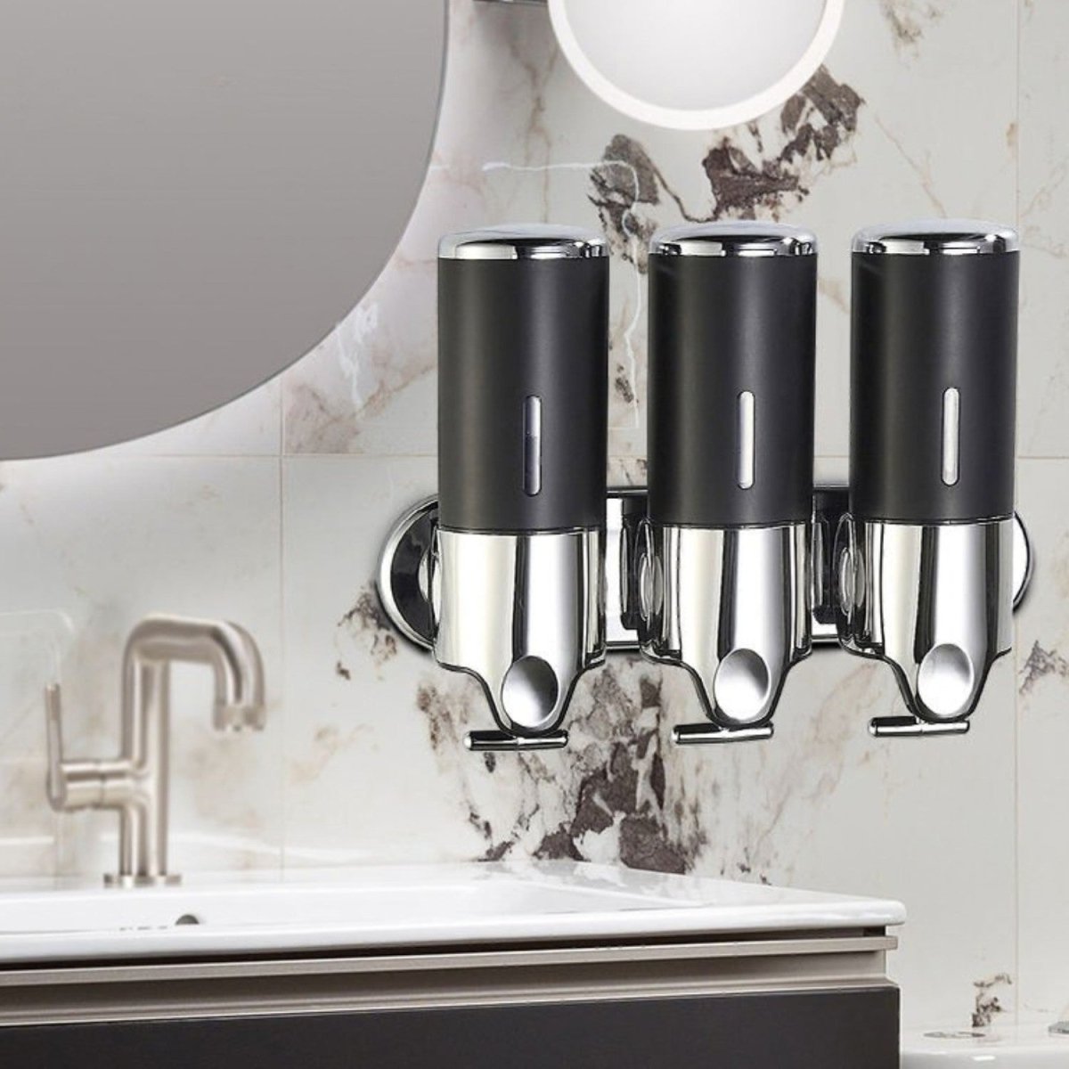 Wall - Mounted Stainless Steel Soap Dispenser - Soap Dispenser - Wild Eye Vision