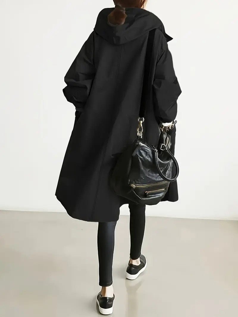 Women's Long Hooded Coat - Women's Coat - Wild Eye Vision