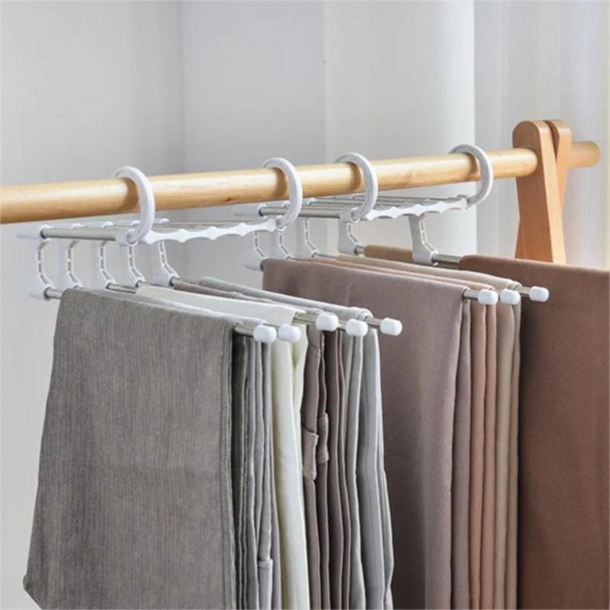5 - in - 1 Foldable Clothes Hanger - Clothes Hanger - Wild Eye Vision
