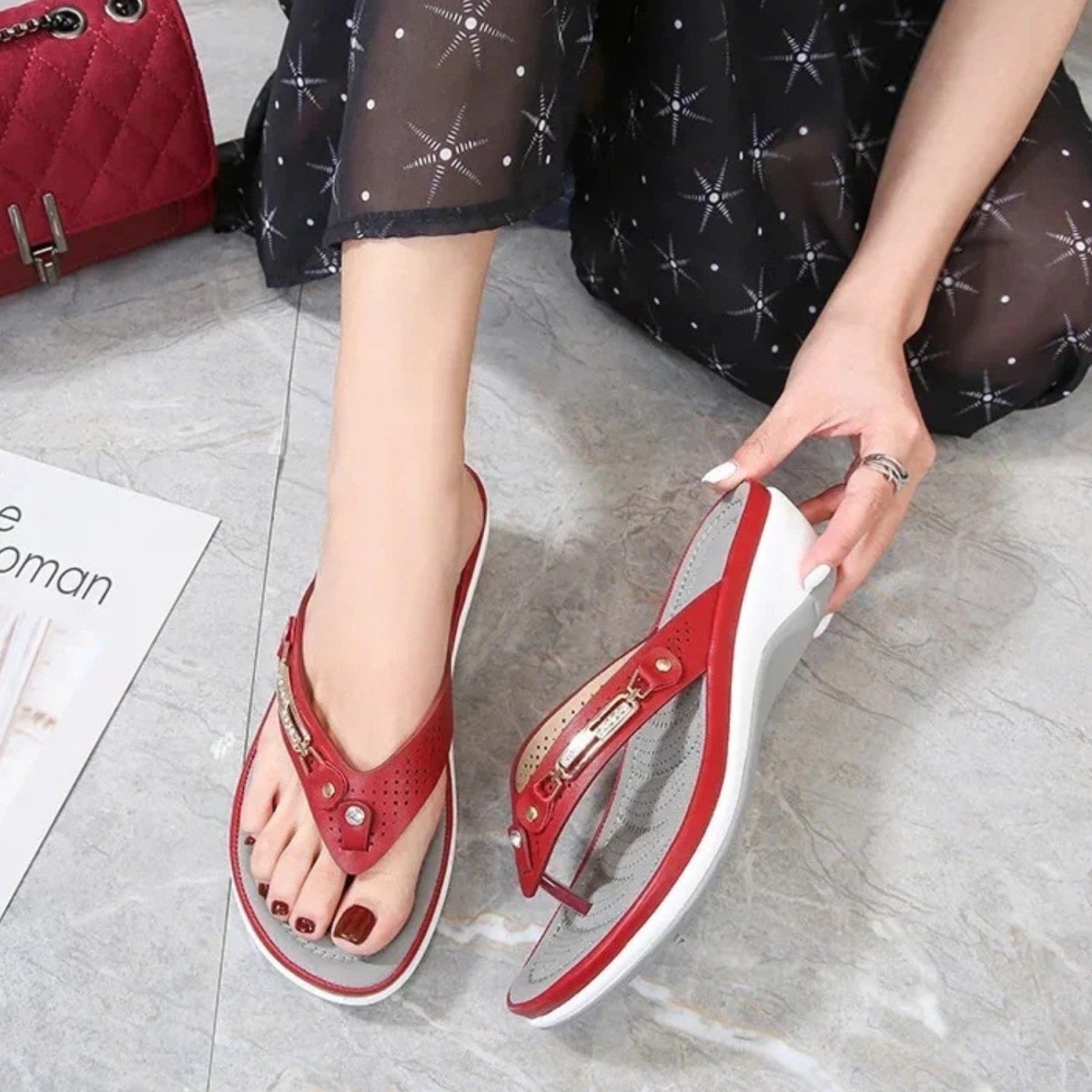Arch Support Cushion Sandals - Orthopedic Sandals - Wild Eye Vision
