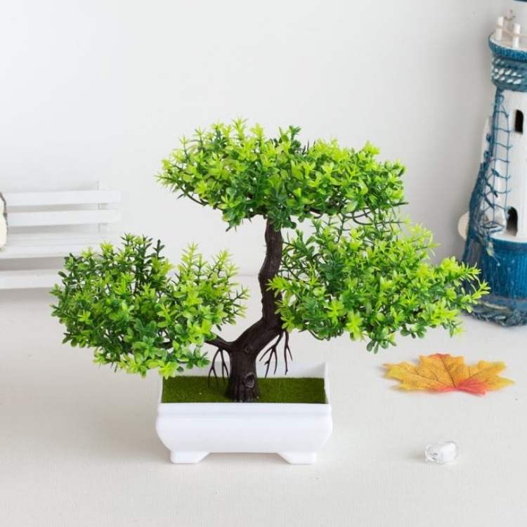 AuraBloom Decorative Bonsai Pot - Artificial Plant - Wild Eye Vision