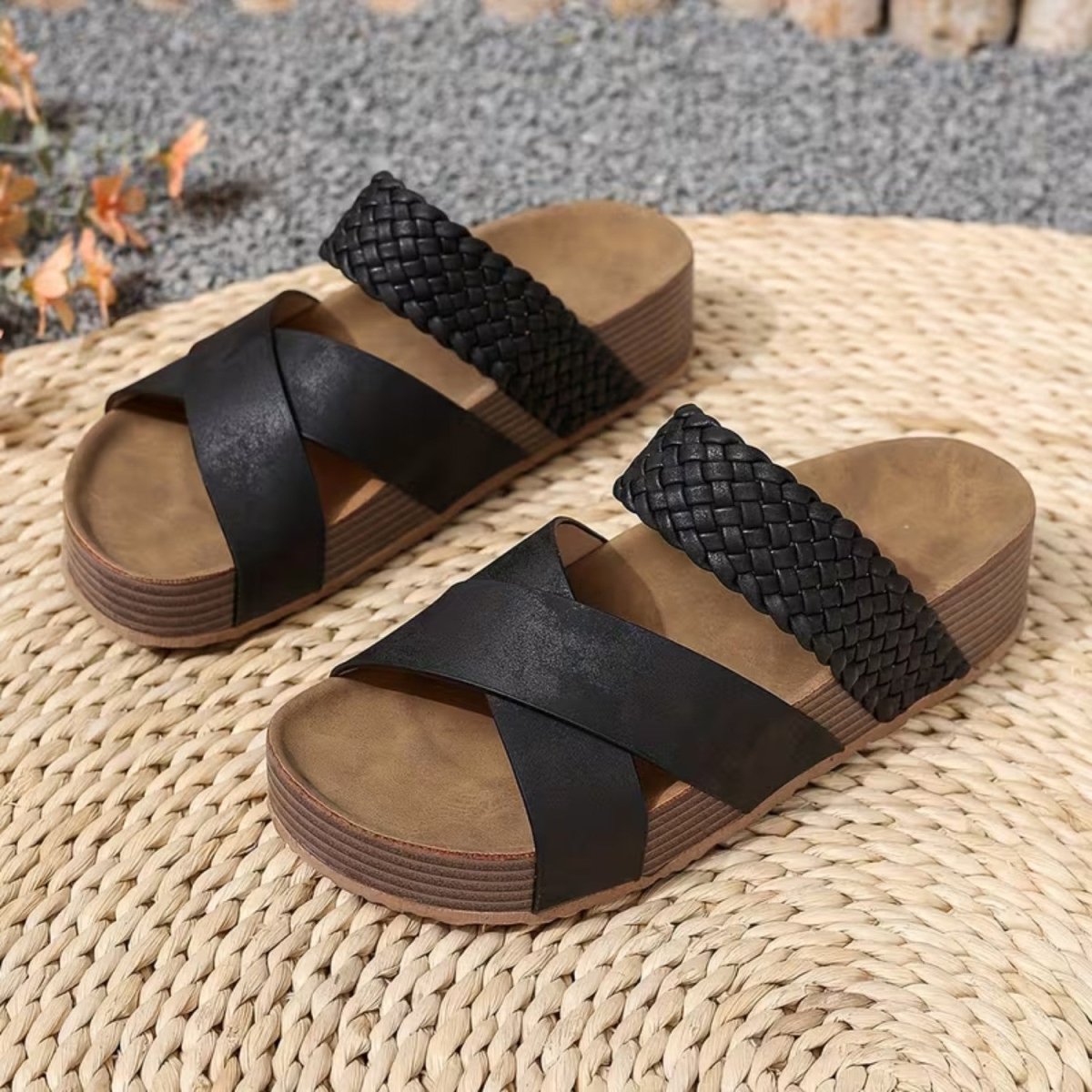 Braided Strap Comfort Sandals - Orthopedic Sandals - Wild Eye Vision