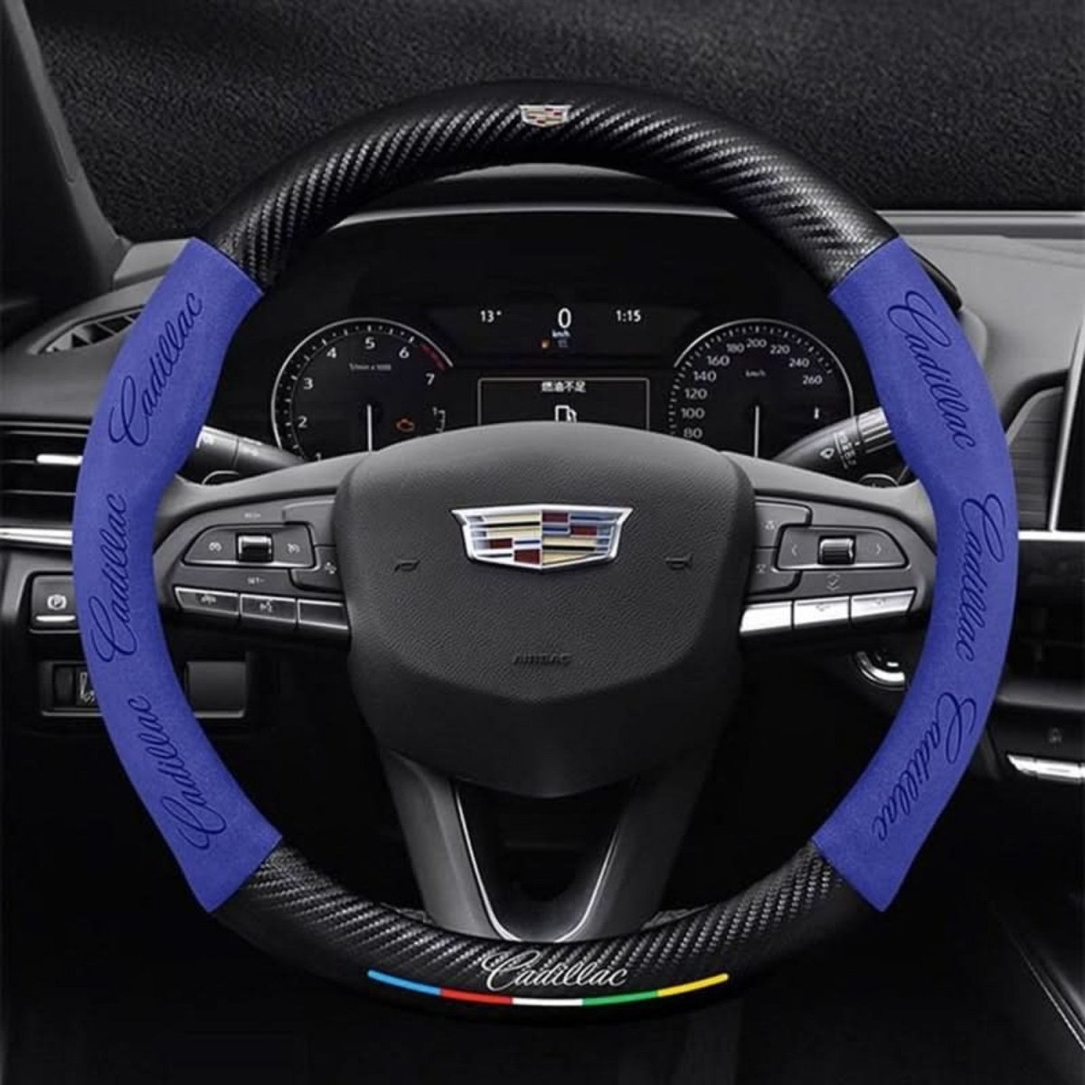 Breathable Anti - Slip Steering Wheel Cover for Comfort - Steering Wheel Cover - Wild Eye Vision