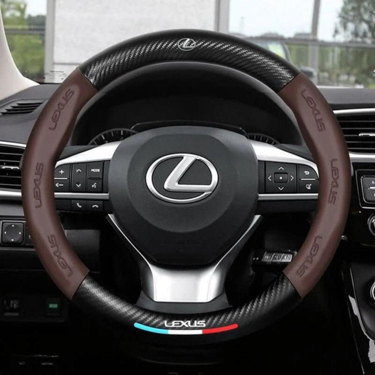 Breathable Anti - Slip Steering Wheel Cover for Comfort - Steering Wheel Cover - Wild Eye Vision
