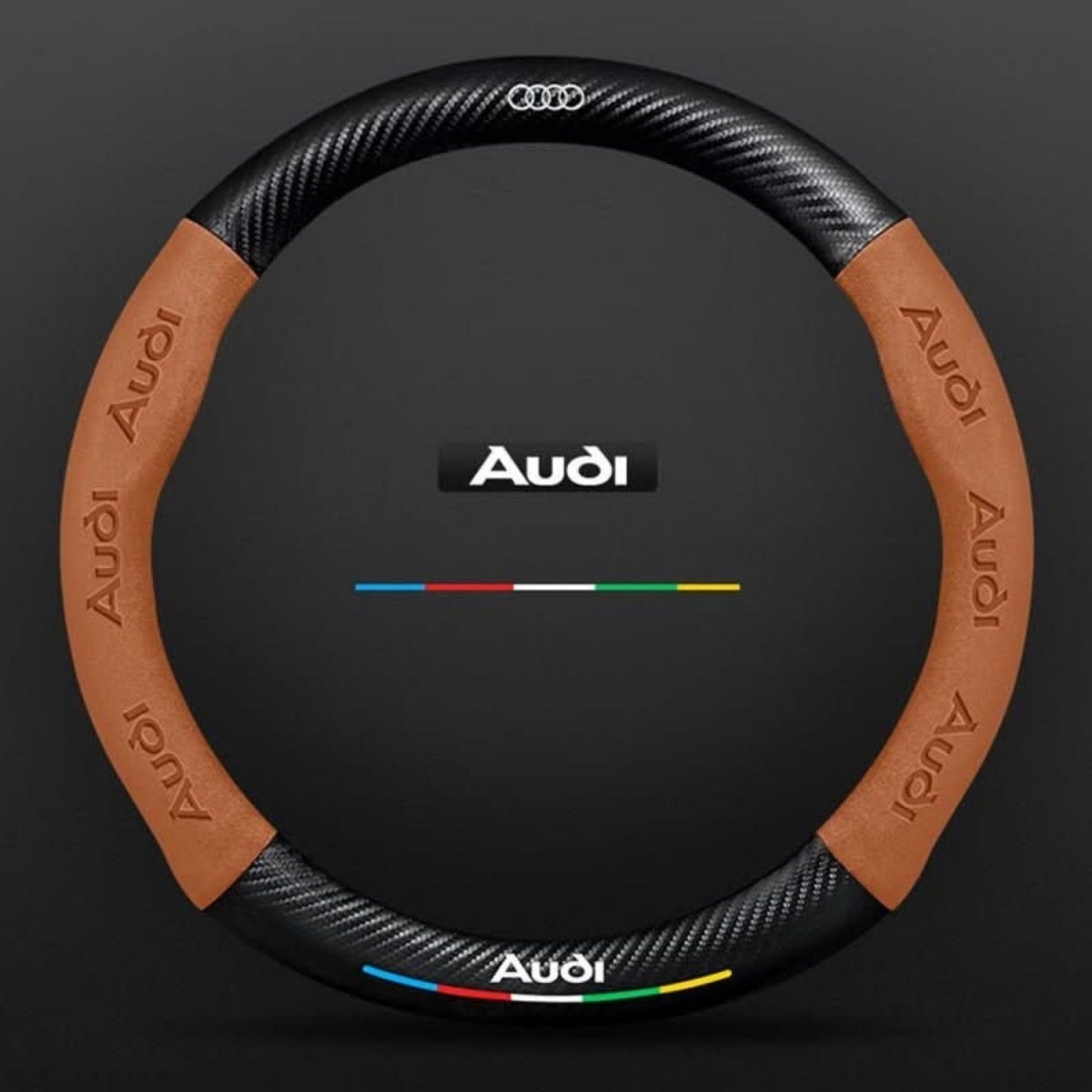 Breathable Anti - Slip Steering Wheel Cover for Comfort - Steering Wheel Cover - Wild Eye Vision